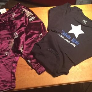 sz 3-6 mo CK GAP UNIQUE BUNDLE ORIENTAL PANT EUC